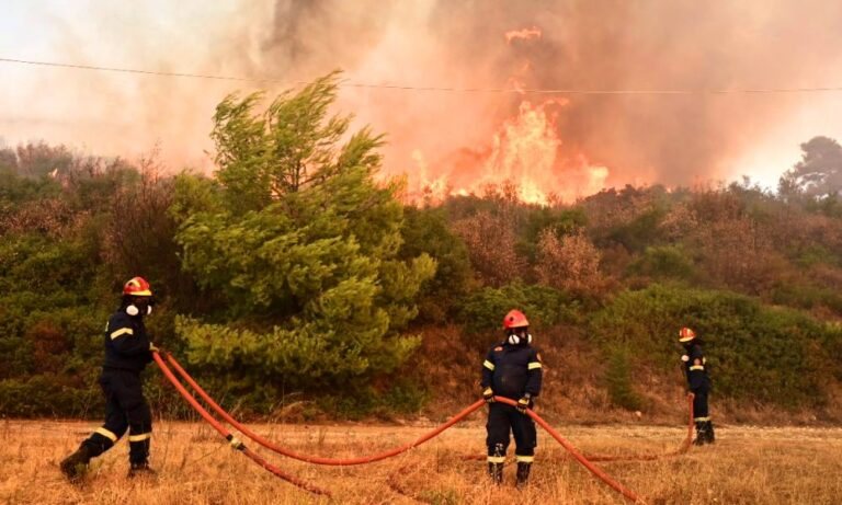 Πυρκαγιά στο όρος Καλλίδρομο Φθιώτιδας – Ενισχύθηκαν οι δυνάμεις