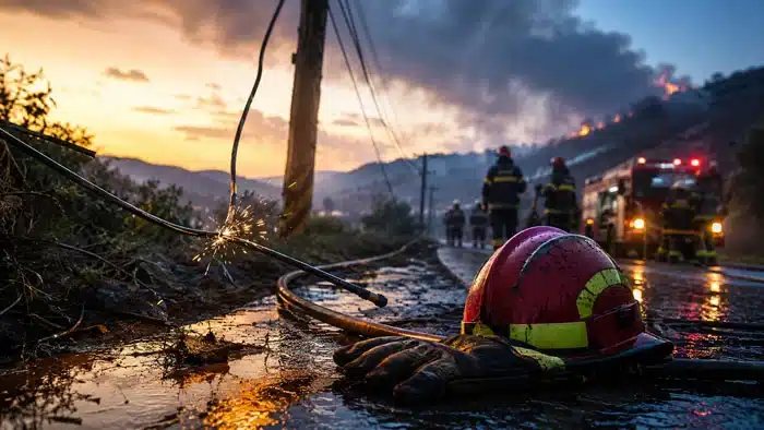 Δυτική Ελλάδα: Αυτός είναι ο πυροσβέστης που σώθηκε από θαύμα όταν χτυπήθηκε από ρεύμα την ώρα της φωτιάς