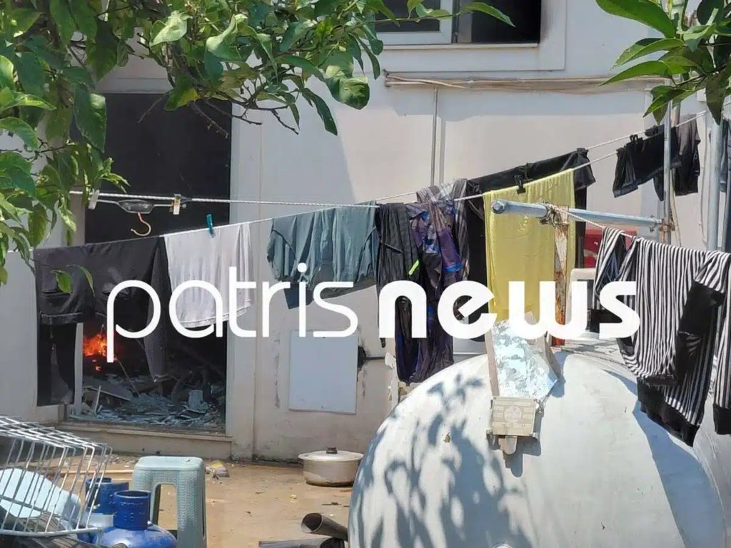Έκρηξη από διαρροή φιάλης υγραερίου προκάλεσε πυρκαγιά σε οικία στη Νέα Μανωλάδα