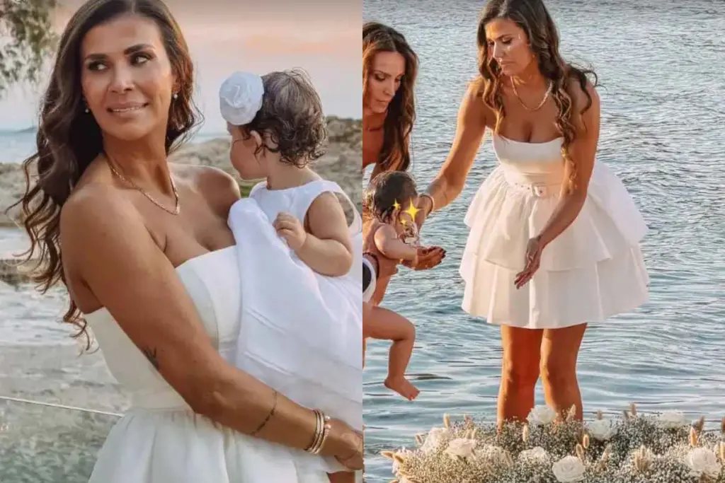 Νεσχάν Μουλαζίμ: Βάφτισε την κόρη της μέσα στη θάλασσα – Το όνομα που της έδωσε