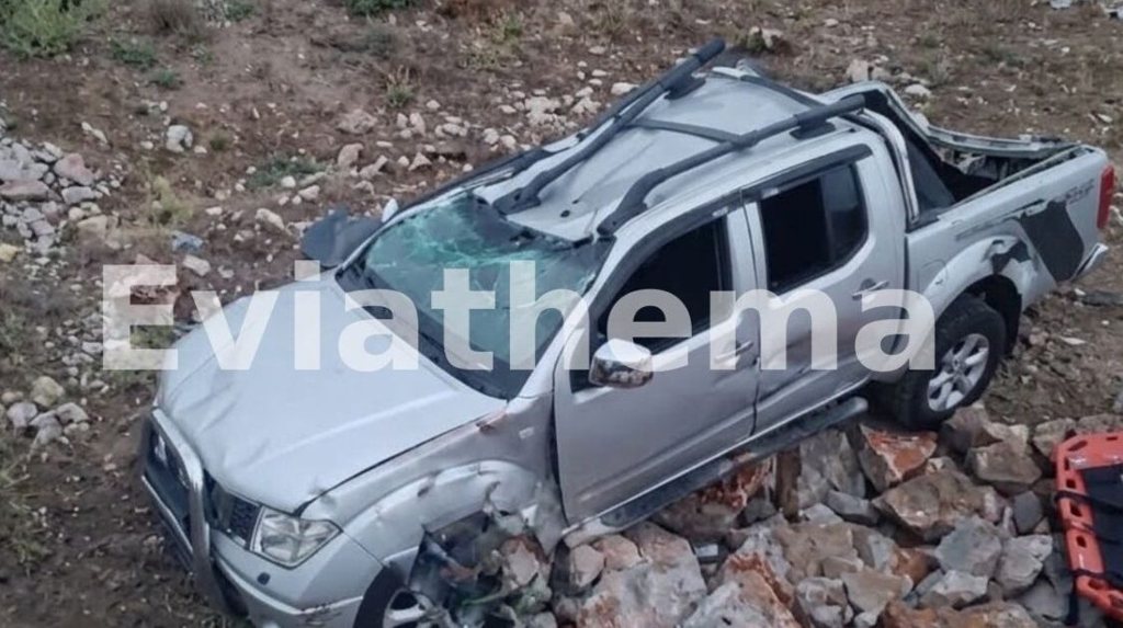 Εύβοια: Αγροτικό έπεσε σε γκρεμό 15 μέτρων – Επιχείρηση διάσωσης του οδηγού
