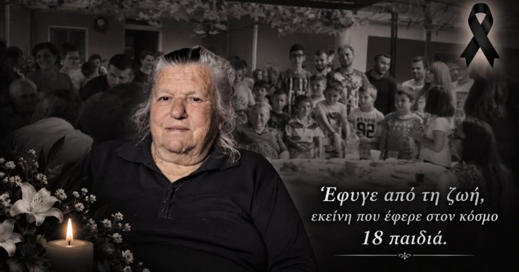 Κυπάρισσος Αγρινίου: «Έφυγε» η Μαρία Ευθυμίου – Η μάνα-ηρωίδα που έφερε στον κόσμο 18 παιδιά