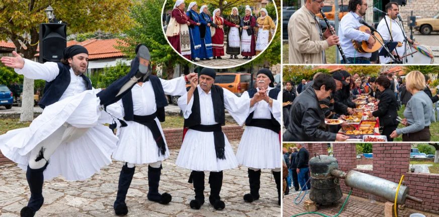 Κακοτάρι Ηλείας: Τα καζάνια έβρασαν και η πλατεία γέμισε κόσμο – Η 2η Γιορτή Τσίπουρου