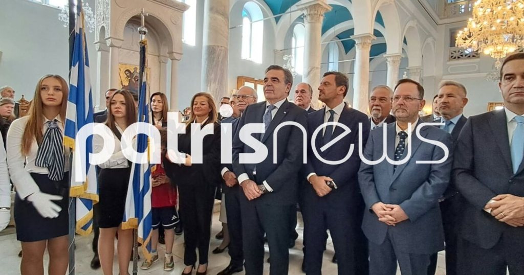 Με συγκίνηση και εθνική υπερηφάνεια τιμά ο Πύργος το «ΌΧΙ» παρουσία Μαργαρίτη Σχοινά